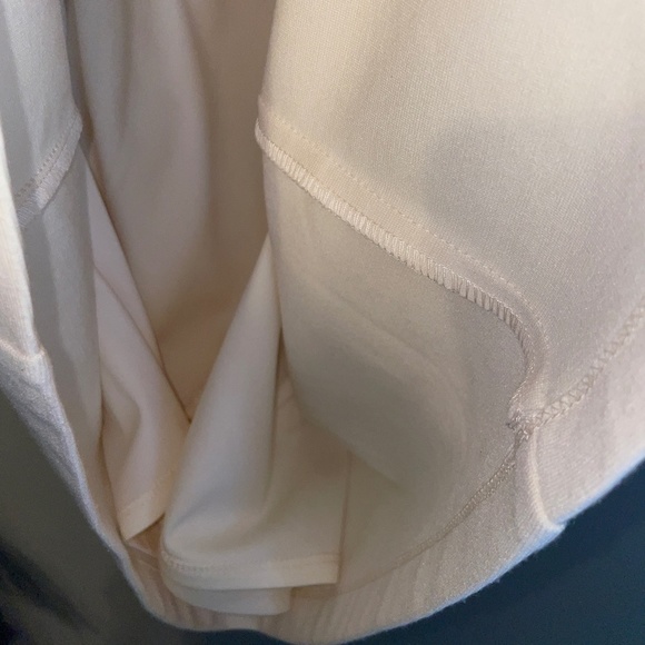 EUC Muse Mod Stretch Ponte 2-Pocket Short Dress Ivory Cream Size 6 - Picture 6 of 8